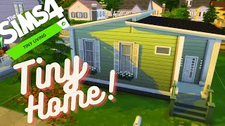 Teeny Tiny 2 Bedroom Home in the Sims 4: Just Basegame & Tiny Living!       #tinyliving #tinyhouse