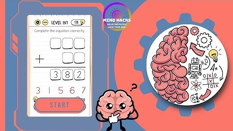 Brain Test: Complete the equation correctly. | Level 197