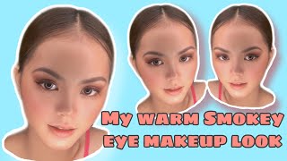 Warm smokey eye makeup look | vlog#04 | Mynhil Berges