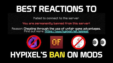 Best Reactions to Hypixel Announcement Banning Mods (QOL Disallowed/Blacklisted)