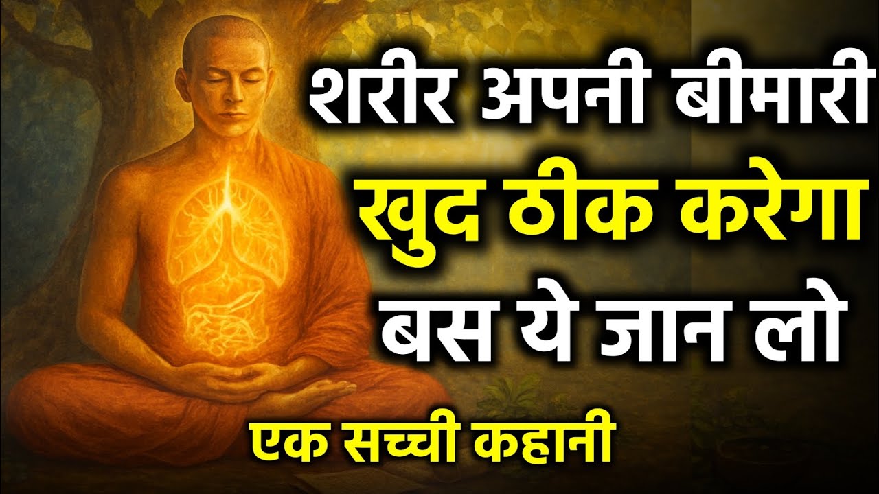 शरीर अपनी बीमारी खुद ठीक कर सकता है | बुद्ध की चमत्कारी आयुर्वेदिक कहानी | Audiobook in Hindi 