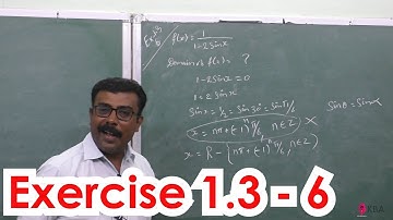 55. Maths | Sets, Relations & Functions | Exercise 1.3 - 6
