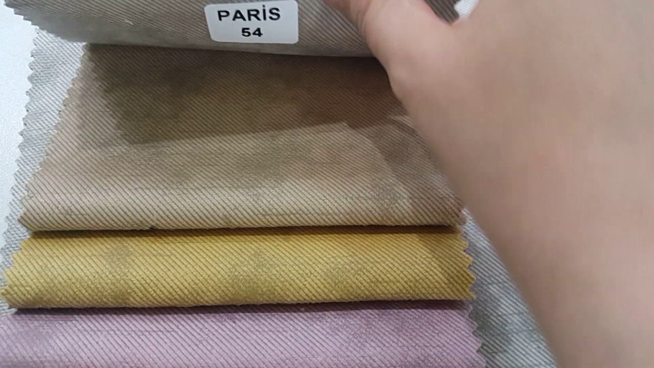 Paris Keçeli Nubuk Döşemelik Kumaş Kartelası YouTube