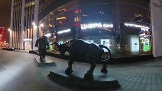 Ночная Москва на моноколесе 360