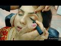 beautiful nude party makeup look for beginners step by step easy & simple method/Pooja Chaudhary