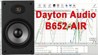 Dayton Audio B652-AIR 6-1/2" 2-Way Bookshelf Speakers with Audio Samples and Measurements