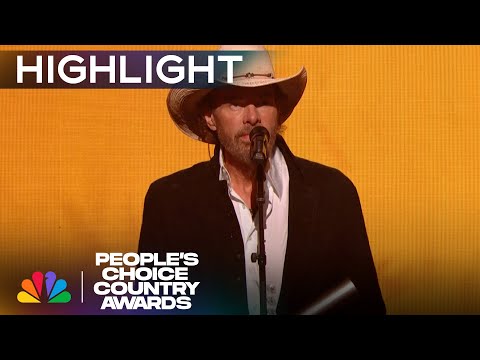 Toby Keith receives Country Icon Award, describes cancer diagnosis