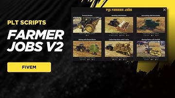 [QB/ESX] | FiveM | PLT Farmer Jobs v2 Installation & Setup Guide 🌾 | #fivemscript #gta