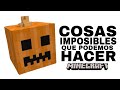 👉COSAS IMPOSIBLES que PODEMOS HACER en MINECRAFT! - Vandel