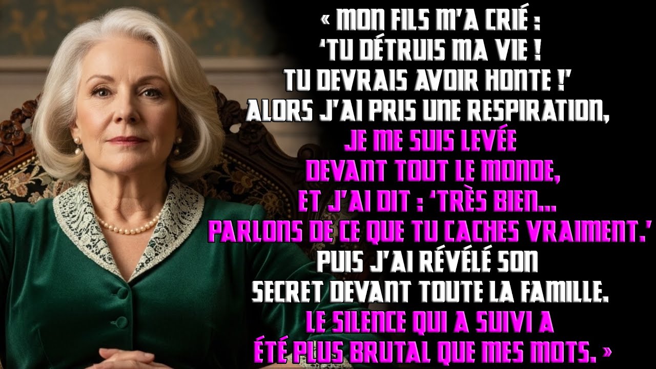 Mon fils m’a dit : ‘Tu détruis ma vie’ – Alors… j’ai révélé son secret à toute la famille !