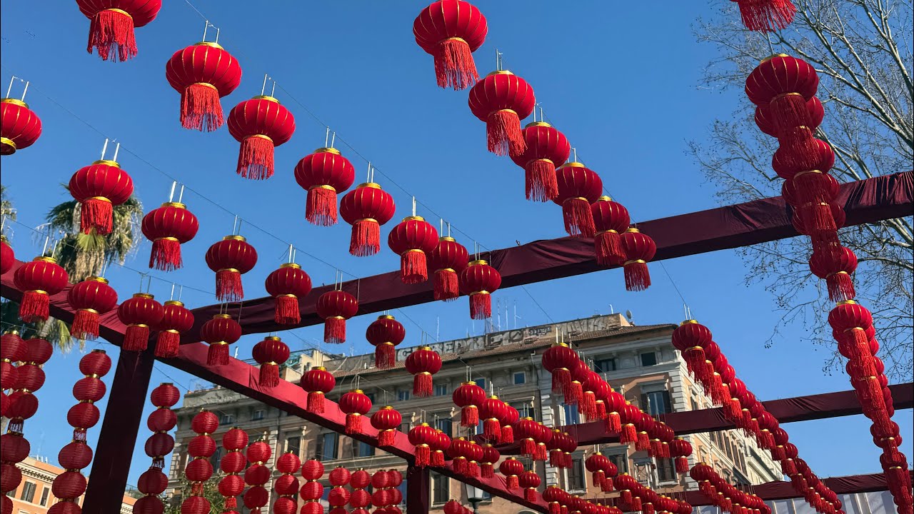 CAPODANNO CINESE A ROMA 🧧🪅🐲