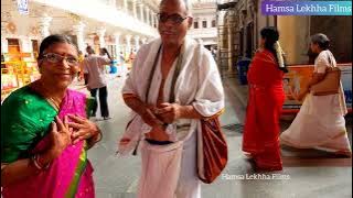 Day 2 - Part 1 Mantralayam Sastanga Namaskara pradakshinam | arrival of rayaru brindavanam to home