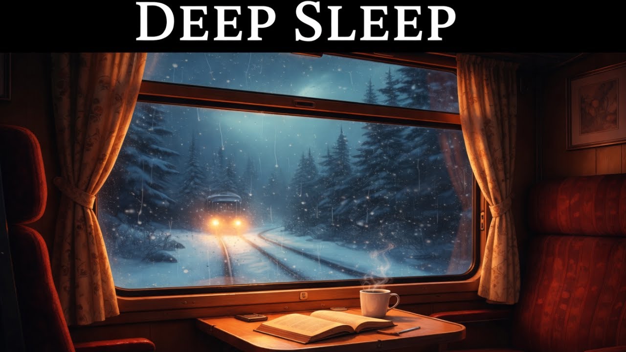 Fall Asleep Fast on the Midnight Express | Cozy Winter Train Sleep Story for Adults