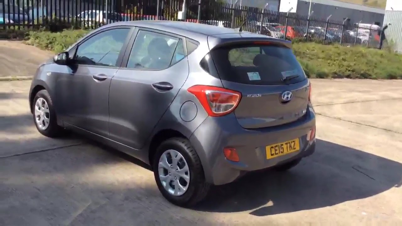 HYUNDAI I10 SE GREY 2015 YouTube