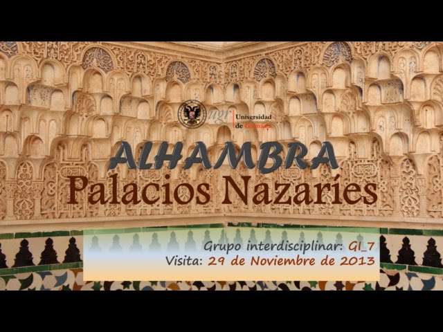 PID_UGR_13-38 Video GI_2 Palacios Nazaríes