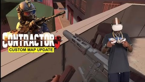 Call of Duty VR Map Mod Contractors 30+ Kills Oculus Quest 2 Gameplay @June1billion