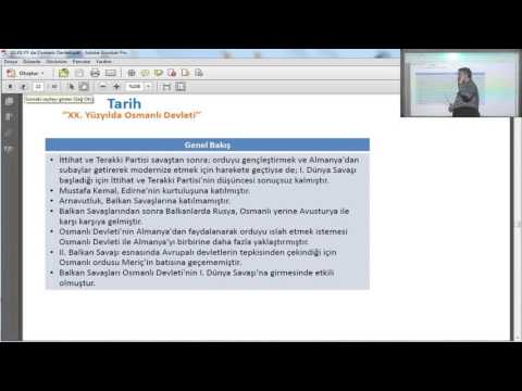 nettekurs.com KPSS Tarih - 20. Yüzyılda Osmanlı Devleti - Uzaktan Eğitim Dershanesi