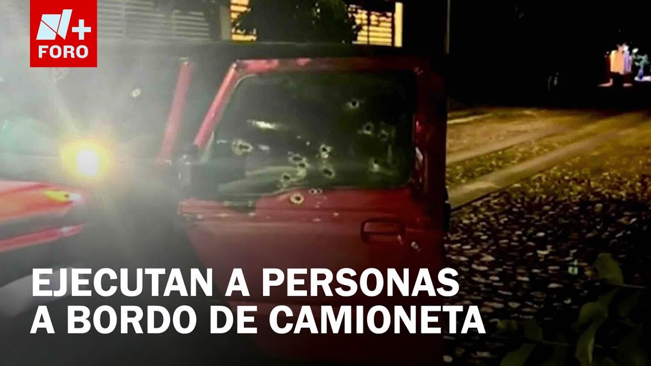 Asesinan a hombre, mujer y bebé a balazos en Colima - Sábados de N+ FORO