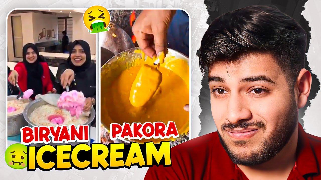 Tasty Street Food ft. Icecream Biryani & Pakora
