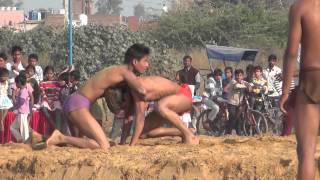 indian style wrestling:   trained at aali village dangal