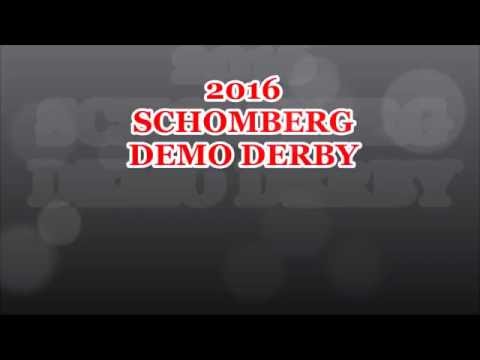 demolition derby 2016 SCHOMBERG DEMOLITION DERBY IN CAR #155 HEAT 2 FULLSIZE