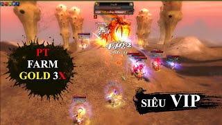 Farm Gold 3x bãi Ong || Bưa tiệc nhặt đồ & Gold in Silkroad online