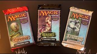 Odyssey, Torment, and Judgment booster opening!  Premodern MTG