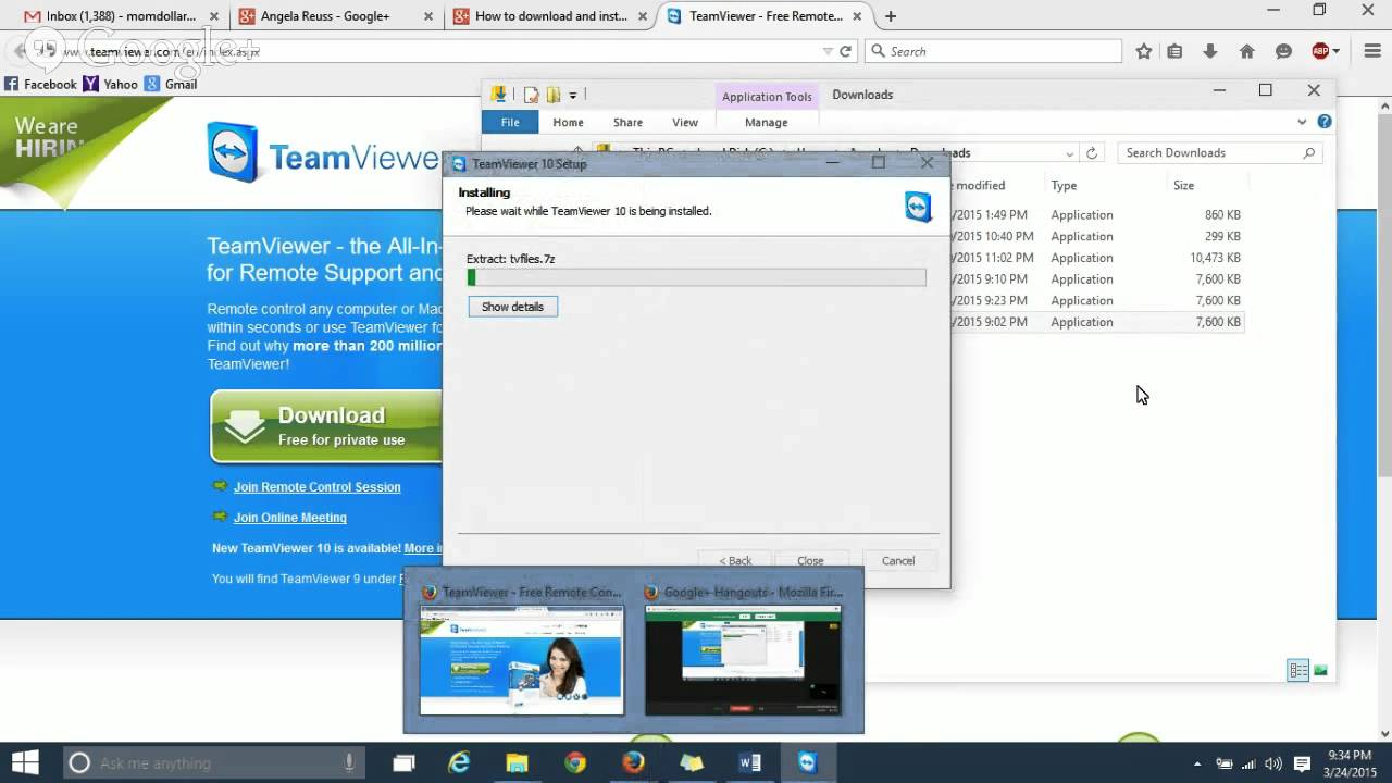 how to download teamviewer step by step