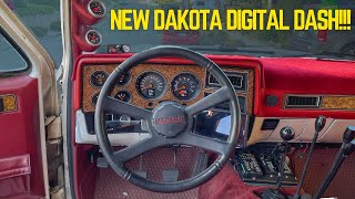 Classic Squarebody Restoration!  Factory look with modern tech!  The new Dakota Digital RTX install!