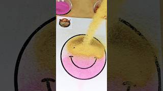 Smile in Every Grain 😊 || Beautiful Sand Art Creation #relaxing #satisfying #sandart #shorts