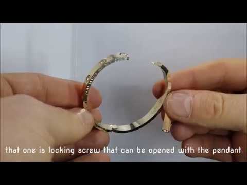cartier love bracelet clip lock