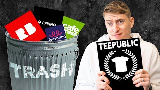 First Redbubble, NOW Teepublic! Is Print on Demand Over?!