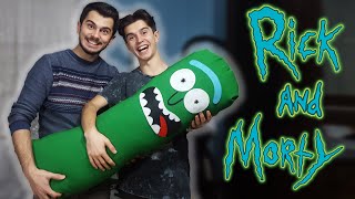 DEV PICKLE RICK YAPTIK! (Giant Pickle Rick DIY) - Rick and Morty