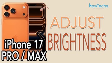 iPhone 17 Pro - How to Adjust Screen Brightness #iphone17pro  iPhone17promax #iphone17