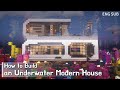 Minecraft: How To Build an Underwater Modern House (Building Tutorial) (#8) | 마인크래프트 건축, 집 짓기, 인테리어