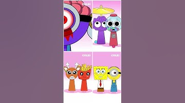 Sprunki OC SpongeBob meets Minion Phase 4 - Sprunki Incredibox #incredibox #animation