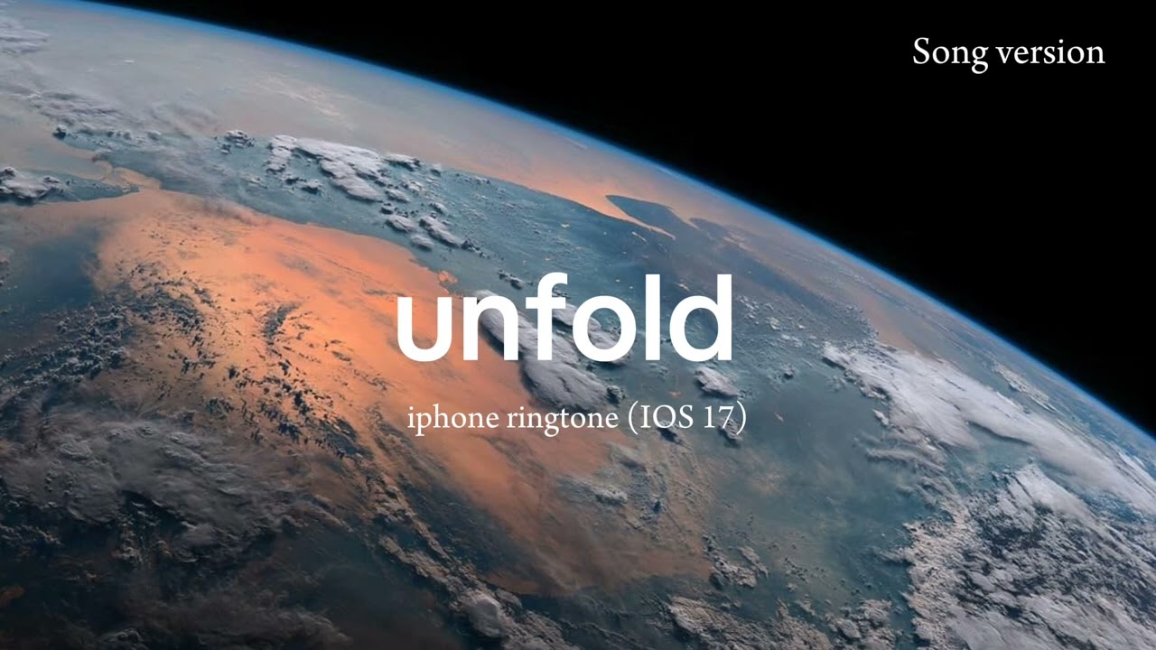 Unfold Apple ringtone   full song version