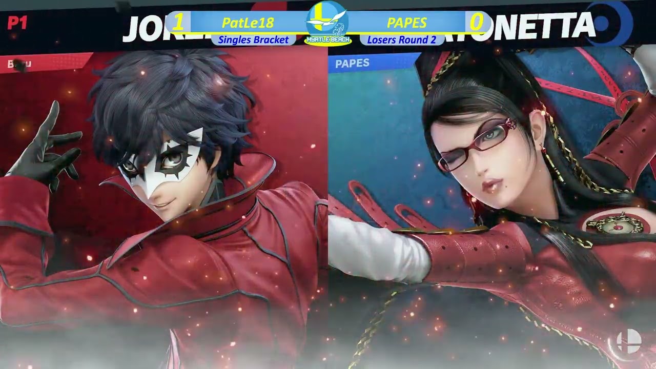 SocaSmash 166 Ultimate Singles: PatLe18 (Joker) vs PAPES (Diddy Kong, Bayonetta) Losers Round 2