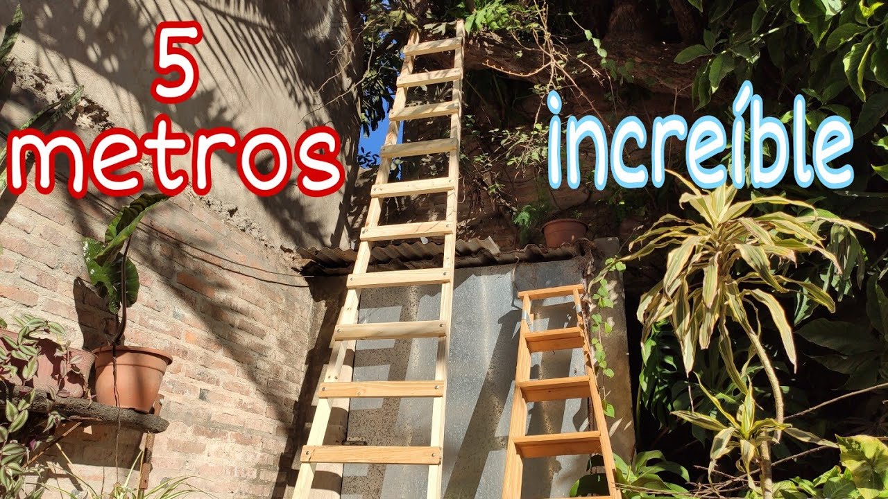 Como hacer una escalera de madera