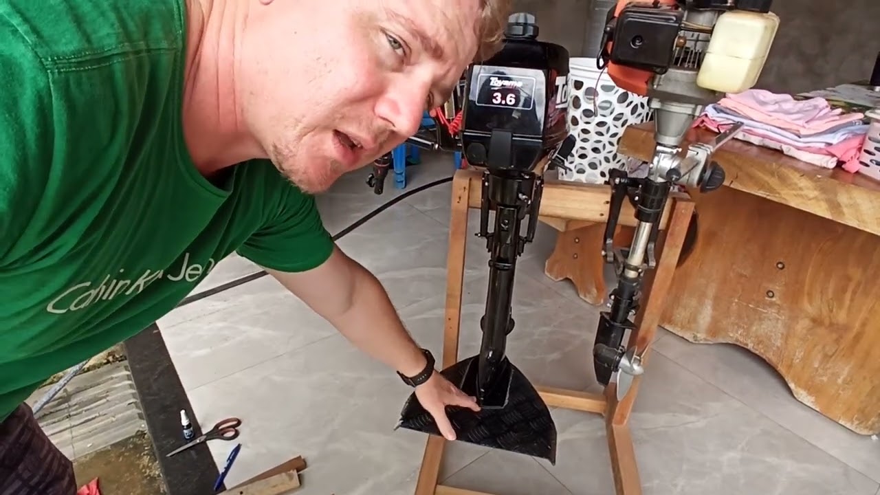 Medidas hidrofolio para motor de popa em caiaques