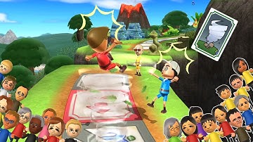 Wii Party - Board Game Island gameplay David vs Jake vs Theo vs Martin | Alexgamingtv