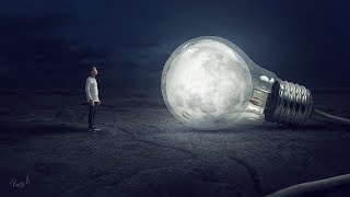 Bulb Moon ◾️ Photoshop Manipulation Tutorial Processing