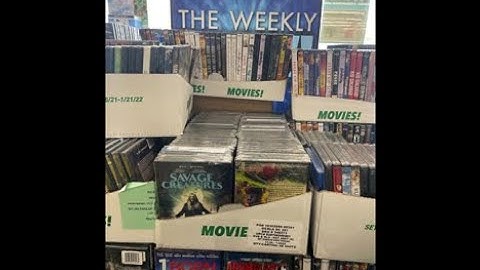 Dollar Tree $1.25 DVDs and Blu Rays March 2022