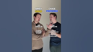 Thumbnail of AMEX Gold vs Chase Sapphire Preferred - a unique comparison 💳✈️ #travel #creditcards