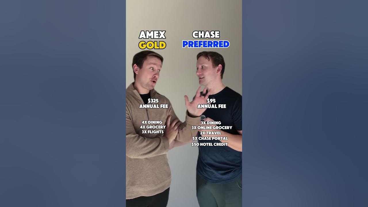 AMEX Gold vs Chase Sapphire Preferred - a unique comparison π³βοΈ #travel #creditcards AMEX Gold vs Chase Sapphire Preferred - a unique comparison π³βοΈ #travel #creditcards