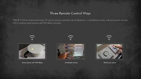 How works of SKYDANCE RF LED Controller