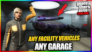 GTA5 - HOW TO PUT MODDED TM-02 KHANJALI OR ANY FACILITY VEHICLES IN ANY GARAGE IN GTA 5 ONLINE 1.67