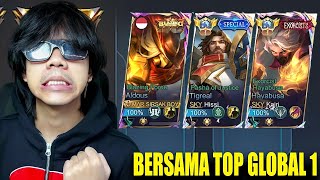 MAIN ALDOUS BERSAMA TOP GLOBAL 1 HAYABUSA DAN TIGREAL - Mobile legends