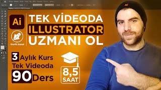 Adobe illustrator Dersleri  ( Tek Videoda Sıfırdan İleri Seviye Her şeyi Öğren ) by Adem Karaaslan 336,945 views 2 years ago 8 hours, 51 minutes