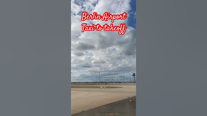 Berlin Airport (taxi out - to - takeoff) #berlin #airport #takeoff